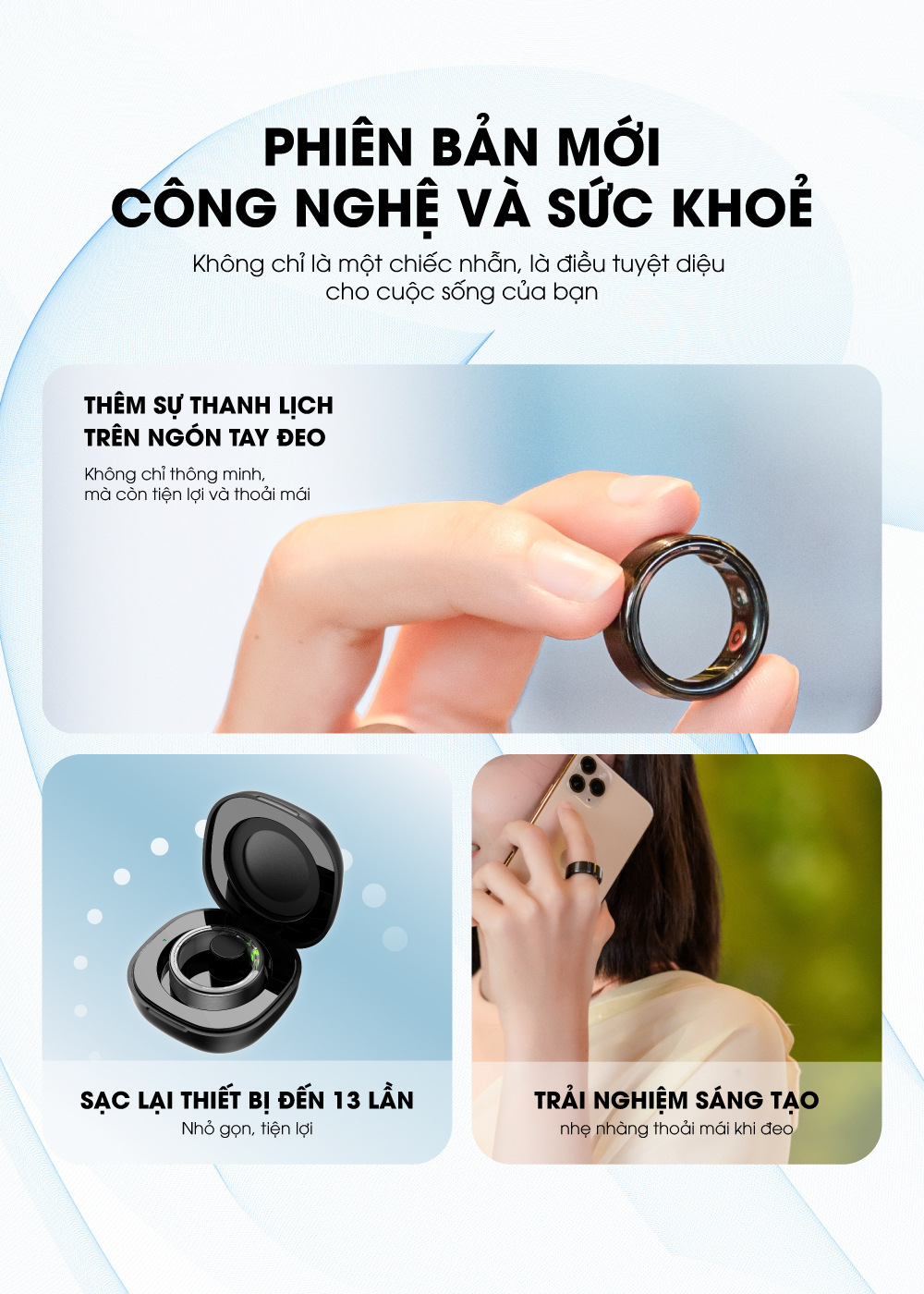 NHẪN THÔNG MINH 9FIT: BƯỚC TIẾN MỚI TRONG KẾT HỢP CÔNG NGHỆ VÀ THỜI TRANG