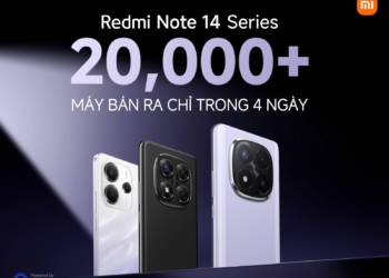 Đạt hơn 20.000 đơn hàng chỉ sau 4 ngày mở bán, Redmi Note 14 Series thiết lập kỷ lục mới, khẳng định vị thế dẫn đầu phân khúc tầm trung