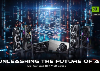 MSI giới thiệu card đồ họa NVIDIA GeForce RTX 50 Series thế hệ tiếp theo cho kỷ nguyên AI