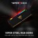 Viper Steel RGB DDR4: Nâng tầm hiệu năng hệ thống với tốc độ vượt trội và thiết kế ấn tượng