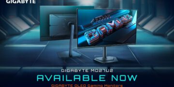 Màn hình chơi game GIGABYTE MO27U2 4K 240Hz QD-OLED ra mắt thị trường