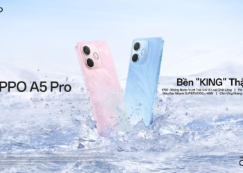 “Vua” độ bền OPPO A5 Pro chính thức ra mắt – Bền bỉ bất khả chiến bại với chuẩn kháng 18 loại chất lỏng, dung lượng pin cực khủng, trang bị đầy đủ AI cho người dùng