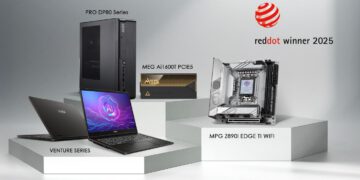 MSI Giành nhiều giải thưởng thiết kế Red Dot Design