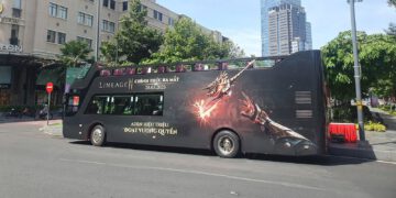 Game thủ bất ngờ với hình ảnh Lineage2M xuất hiện hoành tráng ngoài đời