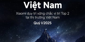 Xiaomi trở lại Top 2 thị phần smartphone Việt Nam trong Quý I/2025, là thương hiệu duy nhất tăng trưởng dương tại Đông Nam Á
