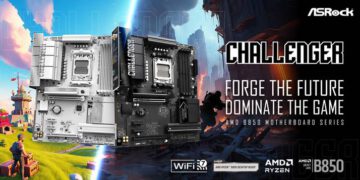 Xây Dựng Tương Lai, Thống Trị Trò Chơi! ASRock Ra Mắt Bo Mạch Chủ B850 Challenger Series Hoàn Toàn Mới