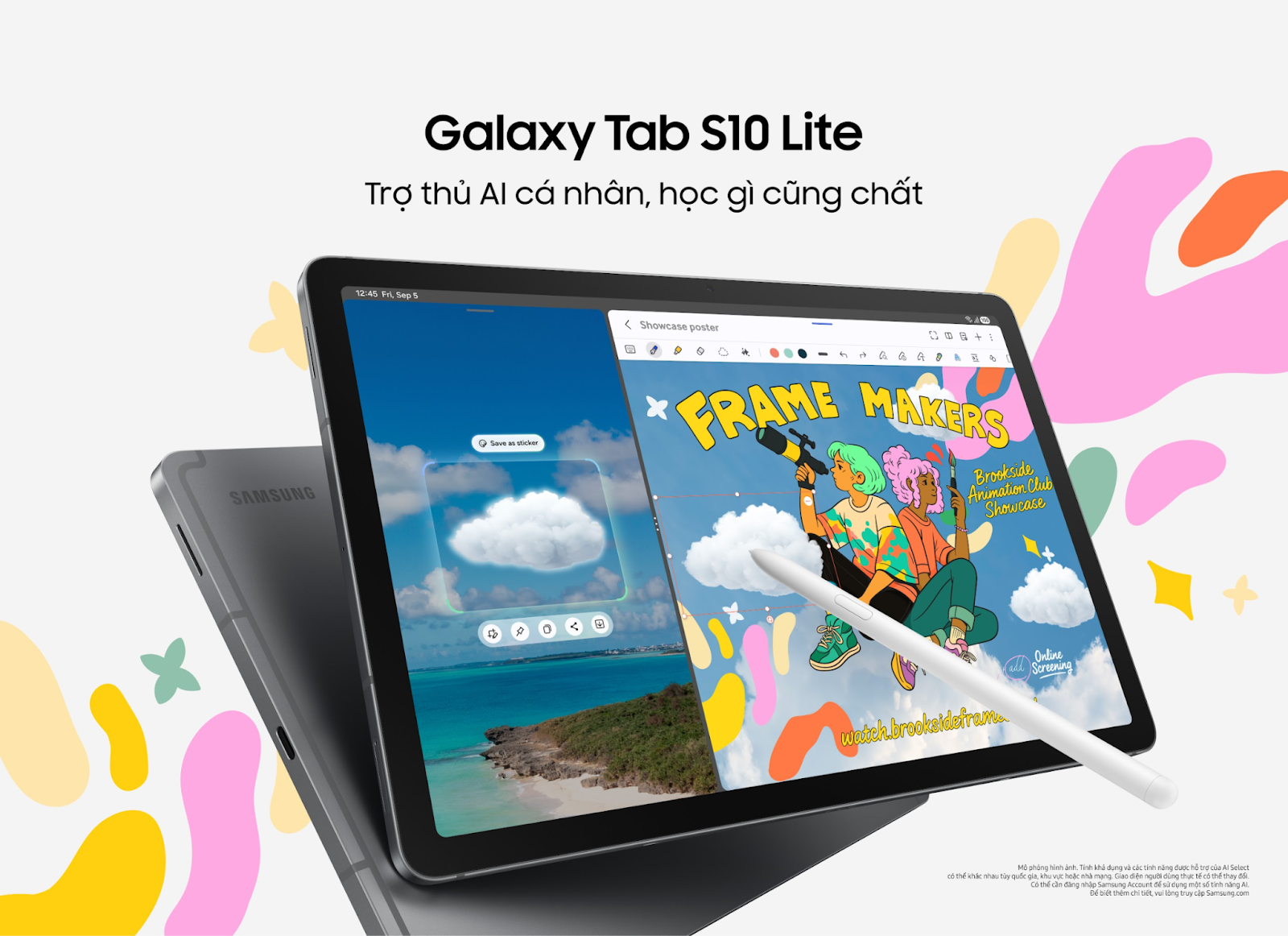 Galaxy Tab S10 Lite: Máy tính bảng đa năng tối ưu cho mọi nhu cầu hàng ngày