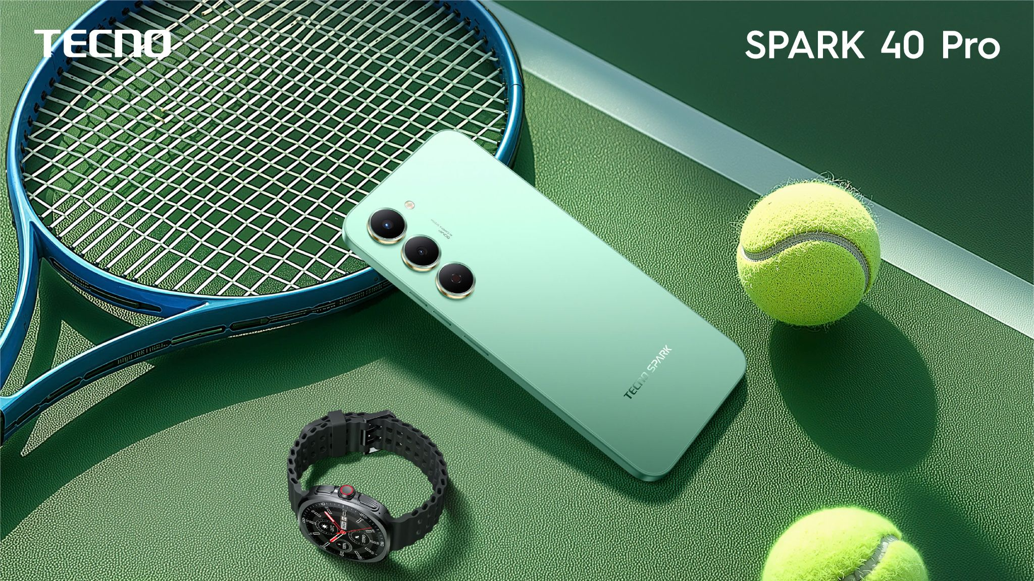 TECNO SPARK 40 Series: Màn hình Amoled 1,5K & 144Hz, Pin 6.000mAh, AI toàn diện, IP64, kháng rơi vỡ ở độ cao 1,5m