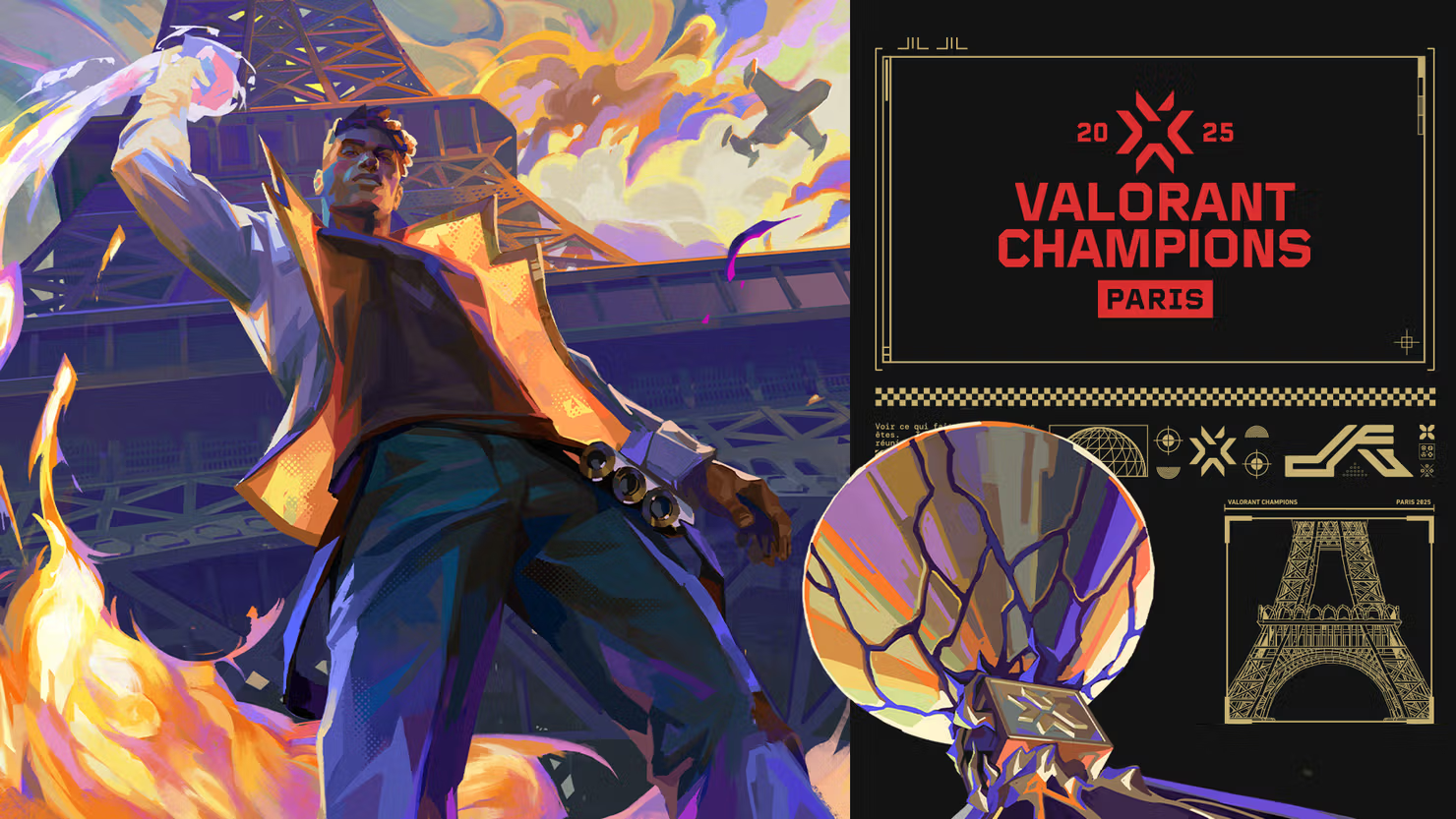 VALORANT CHAMPIONS 2025 KHỞI TRANH TẠI PARIS TỪ 12.09