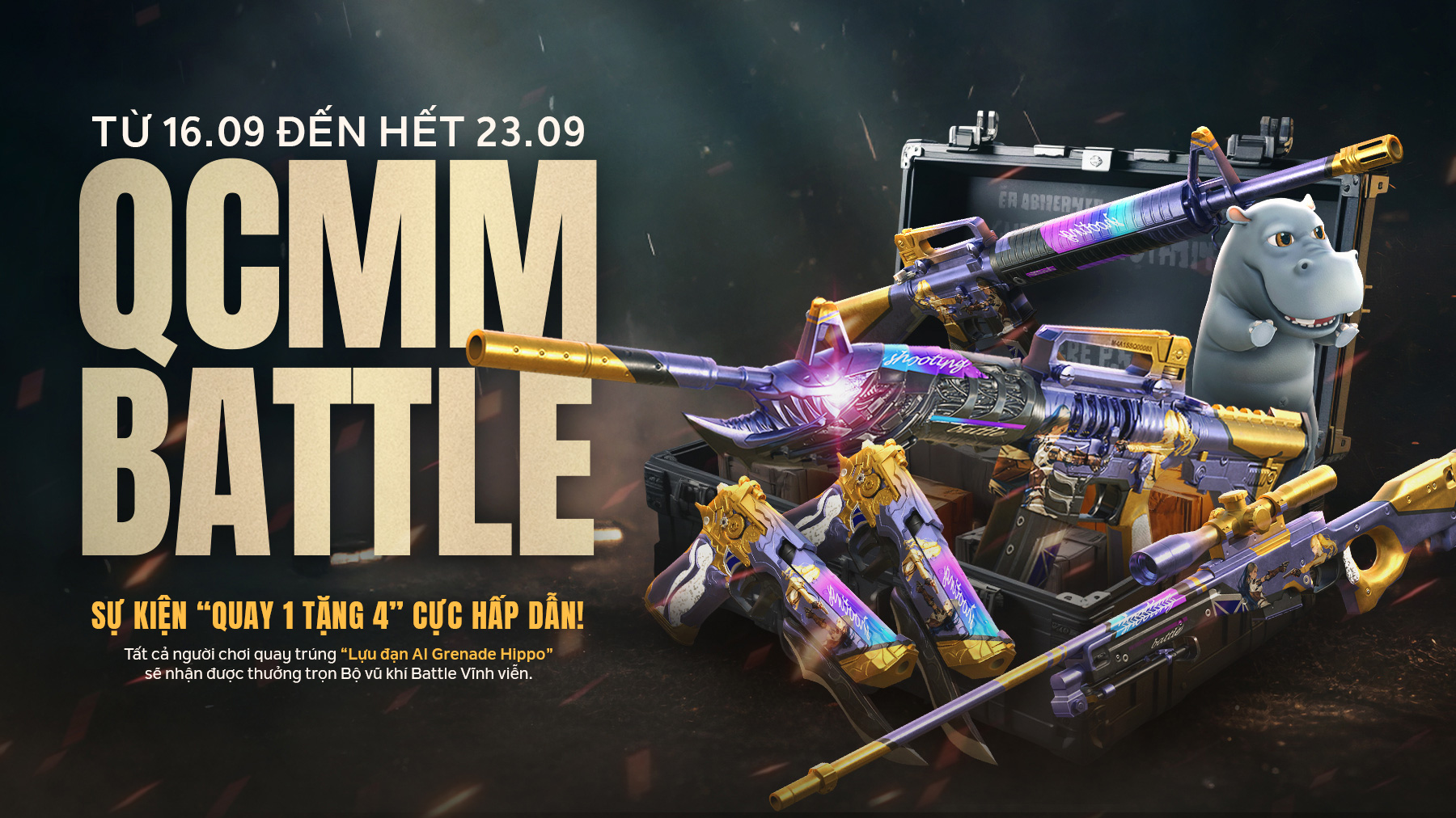 Crossfire “làm dày” kho vũ khí của game thủ với QCMM Battle và Combo 330 Gocoin mới