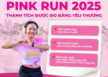 Giải Chạy Hồng 2025: Chung nhịp chạy, nối dài nghị lực sống