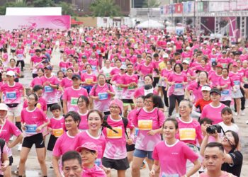 Giải Chạy Hồng 2025: Chung nhịp chạy, nối dài nghị lực sống