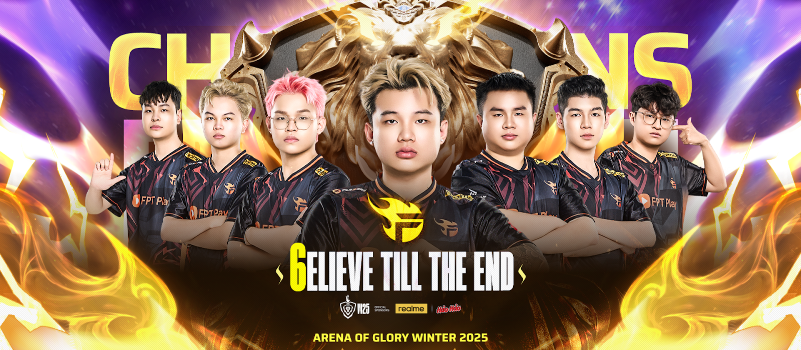 THẮNG NGHẸT THỞ SAIGON PHANTOM VỚI TỶ SỐ 4 – 2, FPT X FLASH  LÀ NHÀ VÔ ĐỊCH ĐẤU TRƯỜNG DANH VỌNG MÙA ĐÔNG 2025 