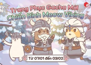 Khi chiến binh Viking hóa mèo trong Cats & Soup: Fluffy Town Việt Nam