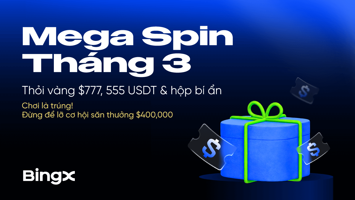 BingX Ra Mắt “P2P March Mega Spin”, Tri Ân Người Dùng Với Tổng Giải Thưởng 400.000 USD