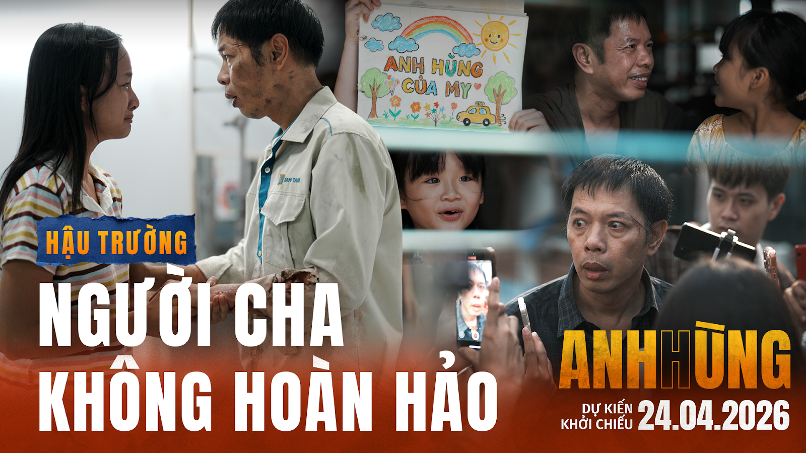 Hình ảnh người cha của Thái Hòa trong Anh Hùng có gì khác biệt trên màn ảnh Việt?