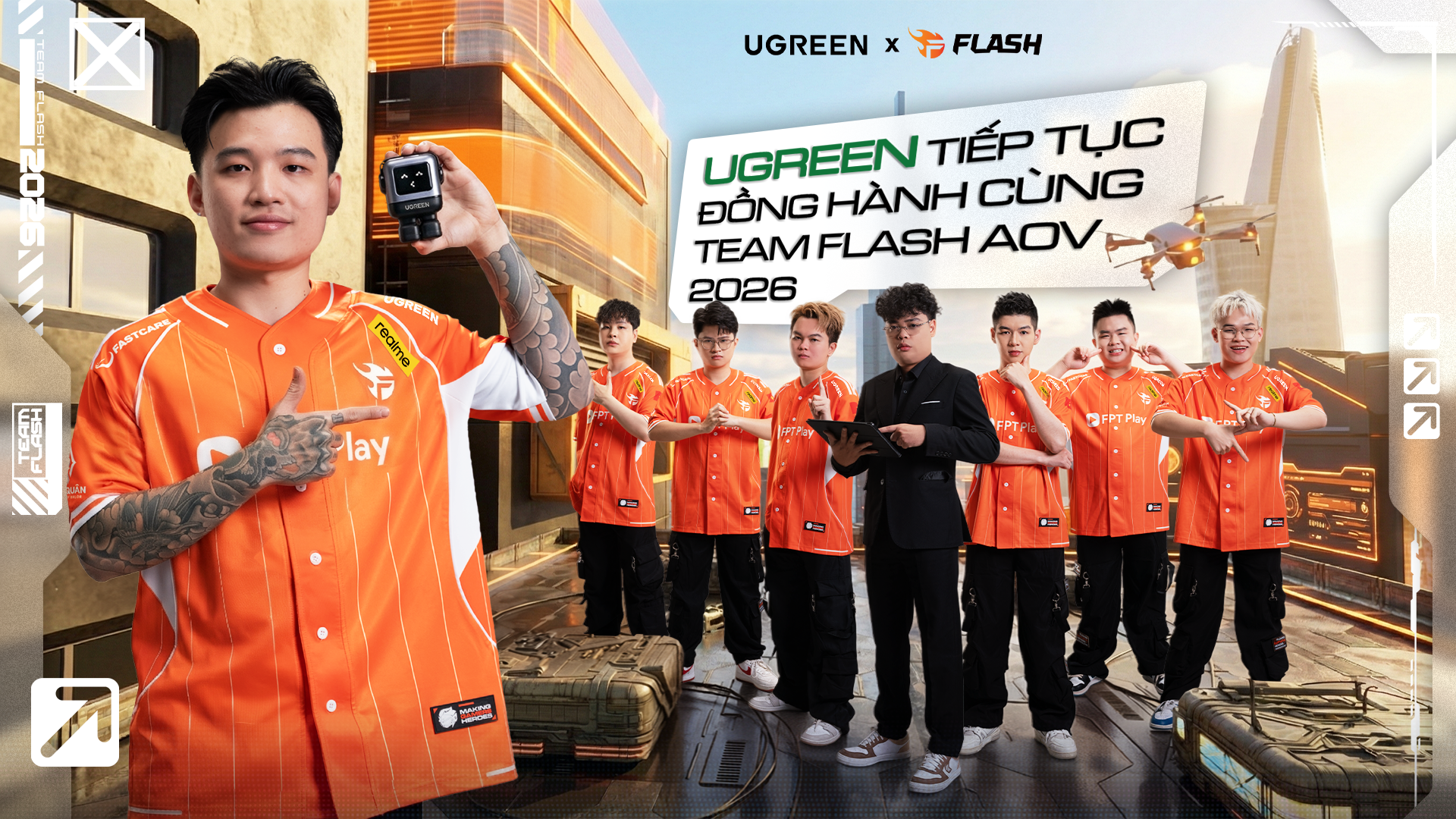 Team Flash và UGREEN: Tối ưu hóa hiệu suất Esports thông qua giải pháp công nghệ chiến lược 2026