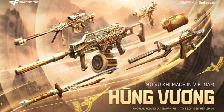 Game thủ Crossfire mừng giỗ tổ với Kho Báu Hoàng Gia Sapphire Hùng Vương