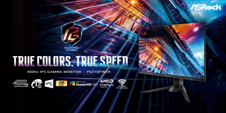 Giải mã sức mạnh màn hình ASRock PG27QFW2A: Điểm giao thoa giữa tần số quét 400Hz và độ phân giải 2K