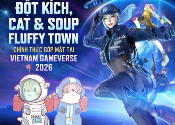 GoPlay sẽ tưng bừng tham gia Vietnam Gameverse 2026 với 2 siêu phẩm độc đáo là Đột Kích và Cats & Soup