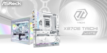 Kỷ nguyên PC All-White Hi-performance: ASRock ra mắt flagship X870E Taichi White