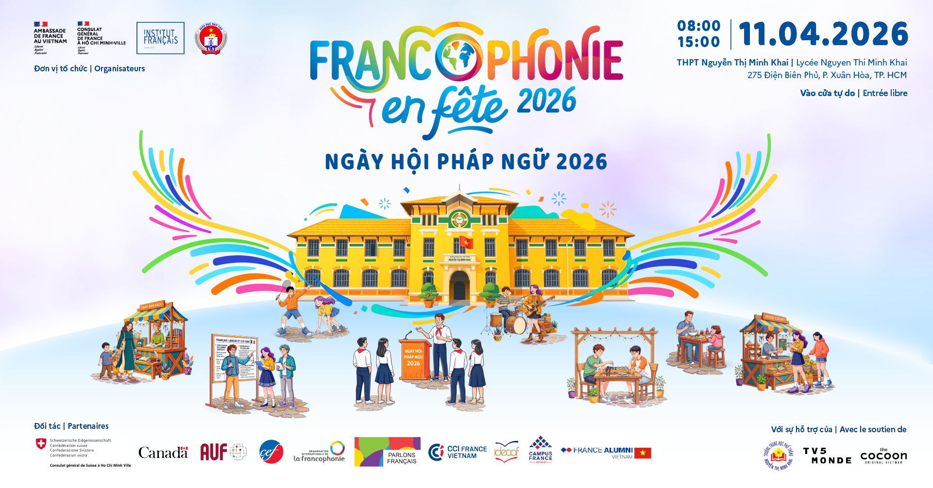 Ngày hội Pháp ngữ 2026: Kết nối cơ hội nghề nghiệp và định hướng du học Pháp trong kỷ nguyên số