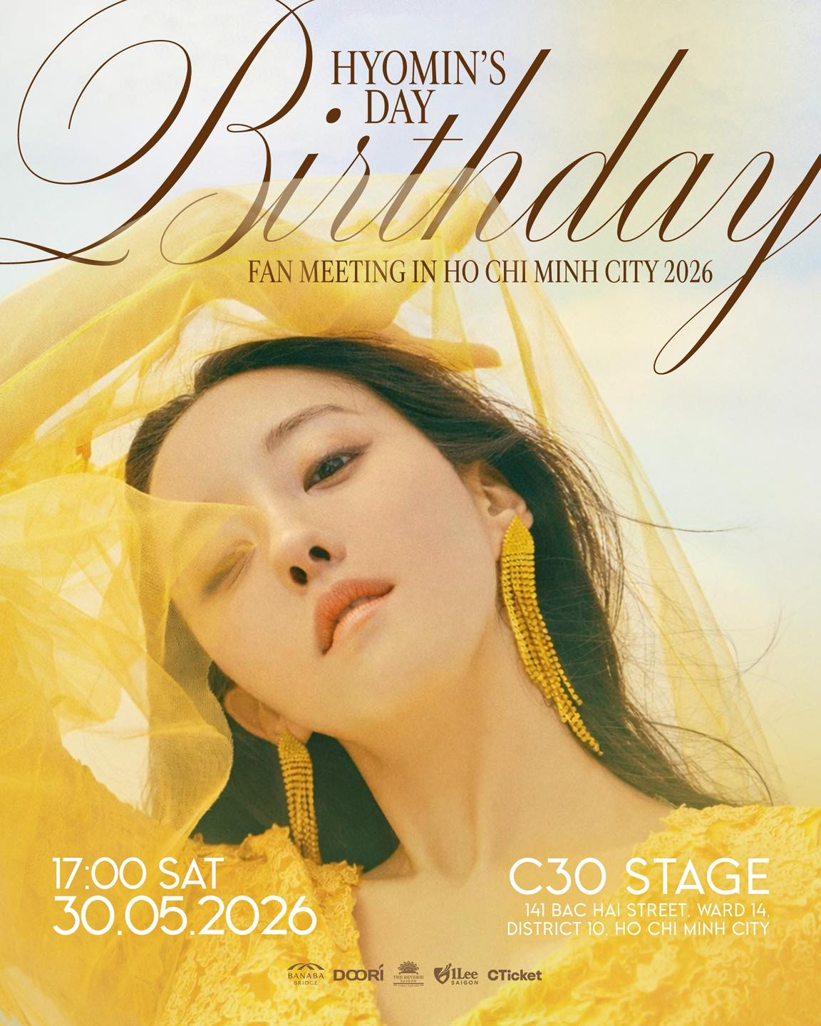 Cổng Bán Vé CTicket Mở Bán Fan Meeting Hyomin (T-ARA) Tại TP.HCM: Cơ Hội Gặp Idol Ngay Cuối Tháng 5