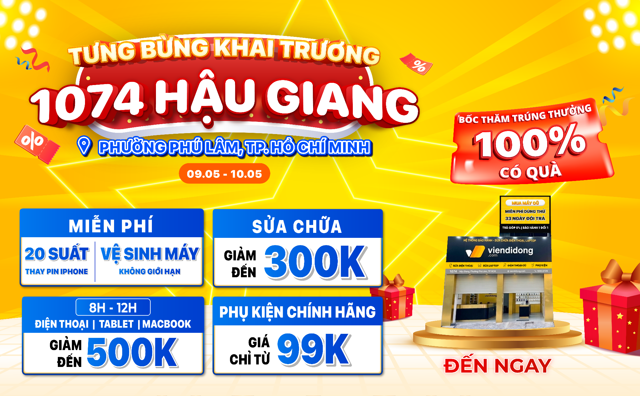 Chiến lược mở rộng độ phủ của Viện Di Động: Nâng cao tiêu chuẩn sửa chữa tại khu vực Quận 6