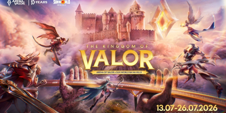 LIÊN QUÂN MOBILE LẦN ĐẦU HỢP TÁC SUN WORLD BA NA HILLS: THE KINGDOM OF VALOR MANG “BÌNH NGUYÊN VÔ TẬN” BƯỚC RA ĐỜI THỰC