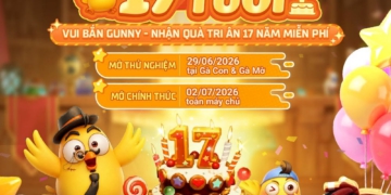 Gunny PC đãi đại tiệc sinh nhật 17 tuổi cùng cùng gói quà lên tới 1,7 triệu xu