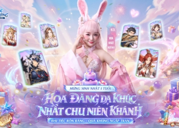 Hoa Nhật Huỳnh hóa Tiểu Thố xinh đẹp, khuấy động đại tiệc sinh nhật 1 tuổi Tam Quốc Huyễn Tướng VNG