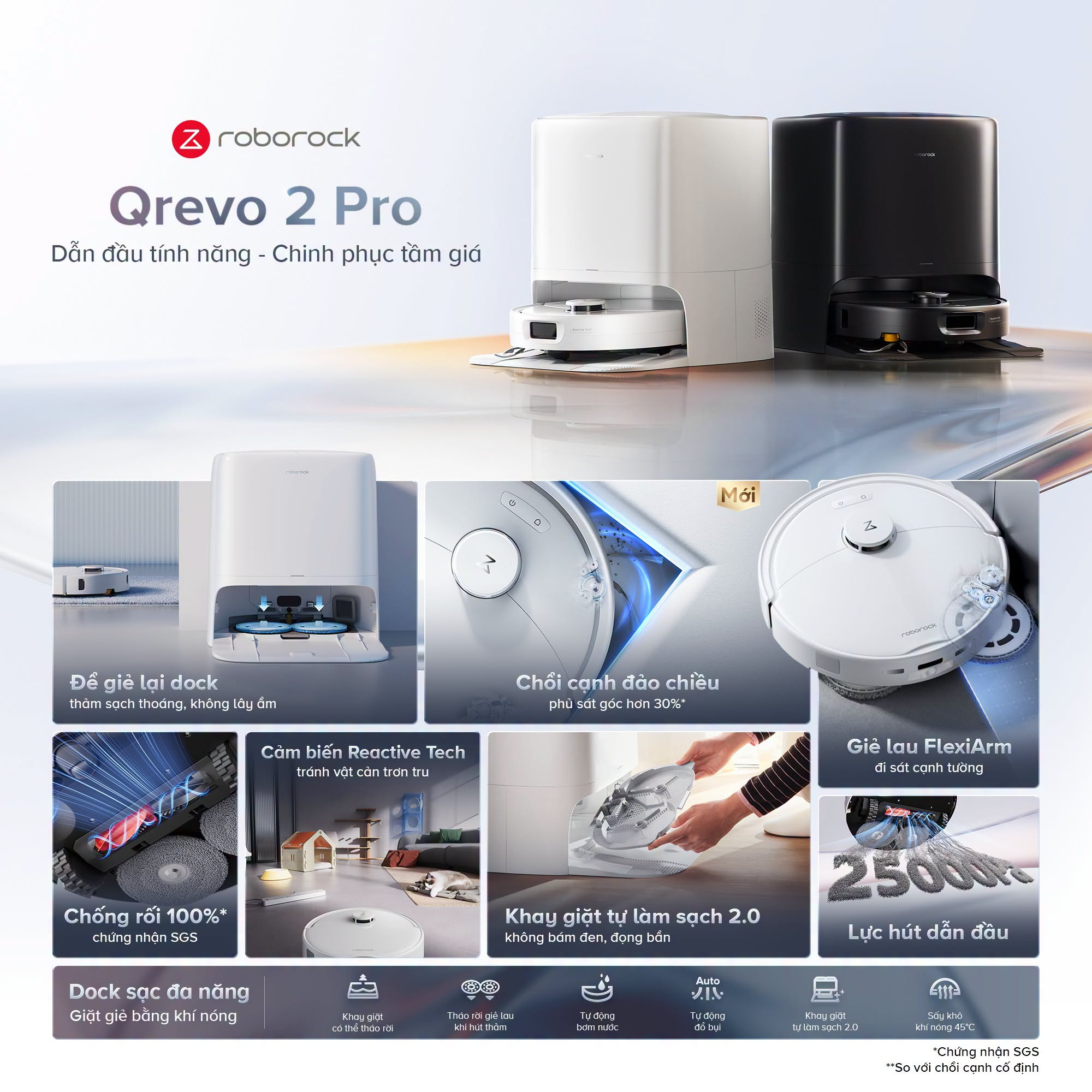 ROBOROCK CHÍNH THỨC RA MẮT ROBOT HÚT BỤI QREVO 2 PRO TẠI THỊ TRƯỜNG VIỆT NAM