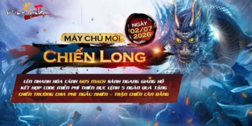Võ Lâm Truyền Kỳ II ra mắt máy chủ mới Chiến Long, tặng game thủ code game xịn sò