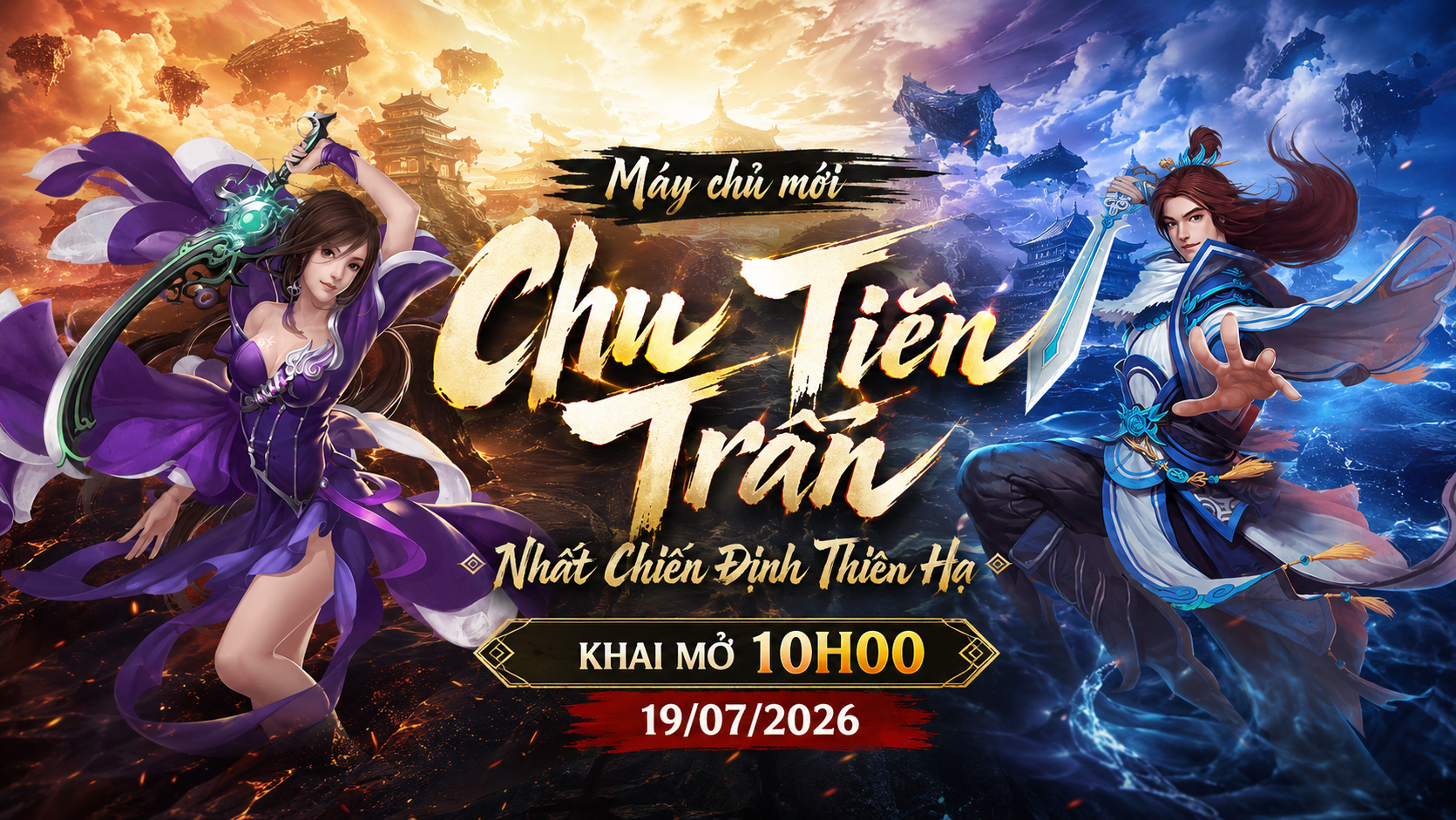 Võ Lâm Miễn Phí: Máy chủ Chu Tiên Trấn khai mở, đua top bang hội nhận thưởng lên đến 120 triệu đồng