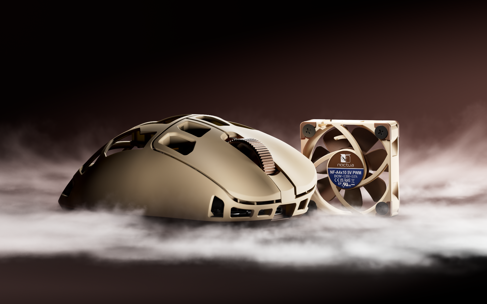 Cấu Trúc Lại Trải Nghiệm Gear: Pulsar Đưa Siêu Động Cơ Tản Nhiệt Noctua Vào Chuột Feinmann F01, Reset Hoàn Toàn Định Kiến Phần Cứng