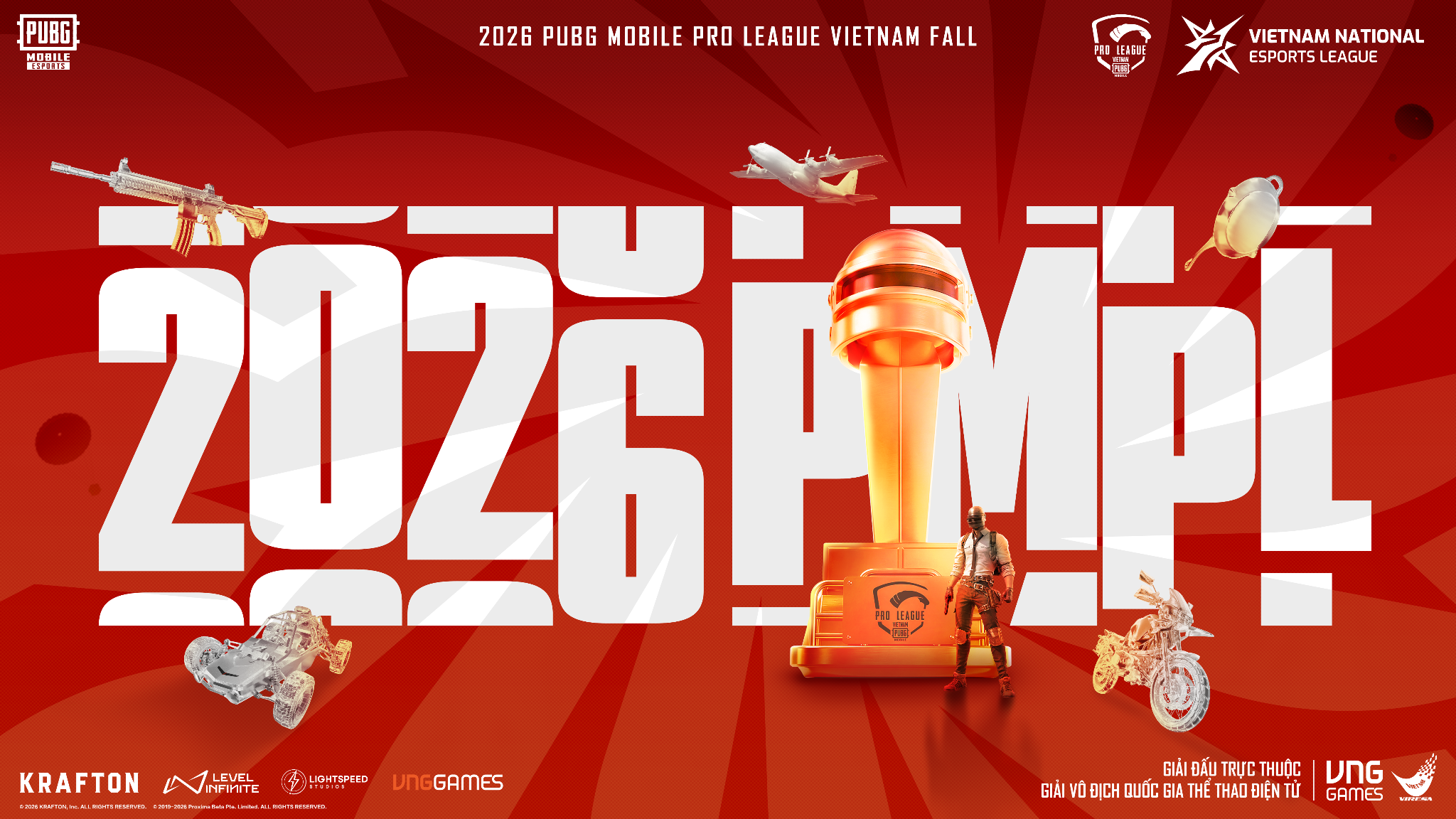 GIẢI VÔ ĐỊCH QUỐC GIA THỂ THAO ĐIỆN TỬ – BỘ MÔN PUBG MOBILE TIẾP TỤC GIAI ĐOẠN MÙA THU TỪ NGÀY 22.07