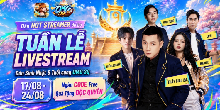 OMG 3Q – 9 năm bền bỉ khẳng định vị thế tượng đài game đấu tướng chiến thuật Tam Quốc