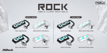 ASRock mở rộng danh mục phần cứng với dòng tản nhiệt nước AIO Rock Series hiệu năng cao