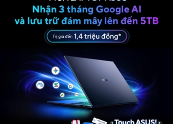ASUS hợp tác cùng Google: Tặng gói Google AI và 5TB lưu trữ đám mây cho người dùng laptop ASUS & ROG