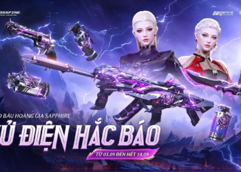 Game thủ sẽ càn lướt chiến địa với Kho Báu Hoàng Gia Sapphire: Tử Điện Hắc Báo của Crossfire
