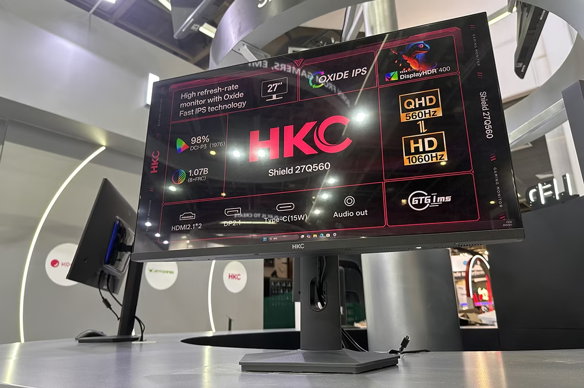 Màn Hình Chơi Game Vượt Ngưỡng 1000Hz: HKC Đạt Mốc Tần Số Quét Kỷ Lục 1060Hz Bằng Cách Nào Tại IFA 2026?