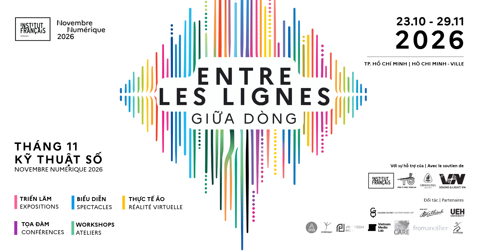 Tháng 11 Kỹ thuật số 2026 tại TP.HCM: Giao thoa công nghệ sinh học, trí tuệ nhân tạo và nghệ thuật số tương tác