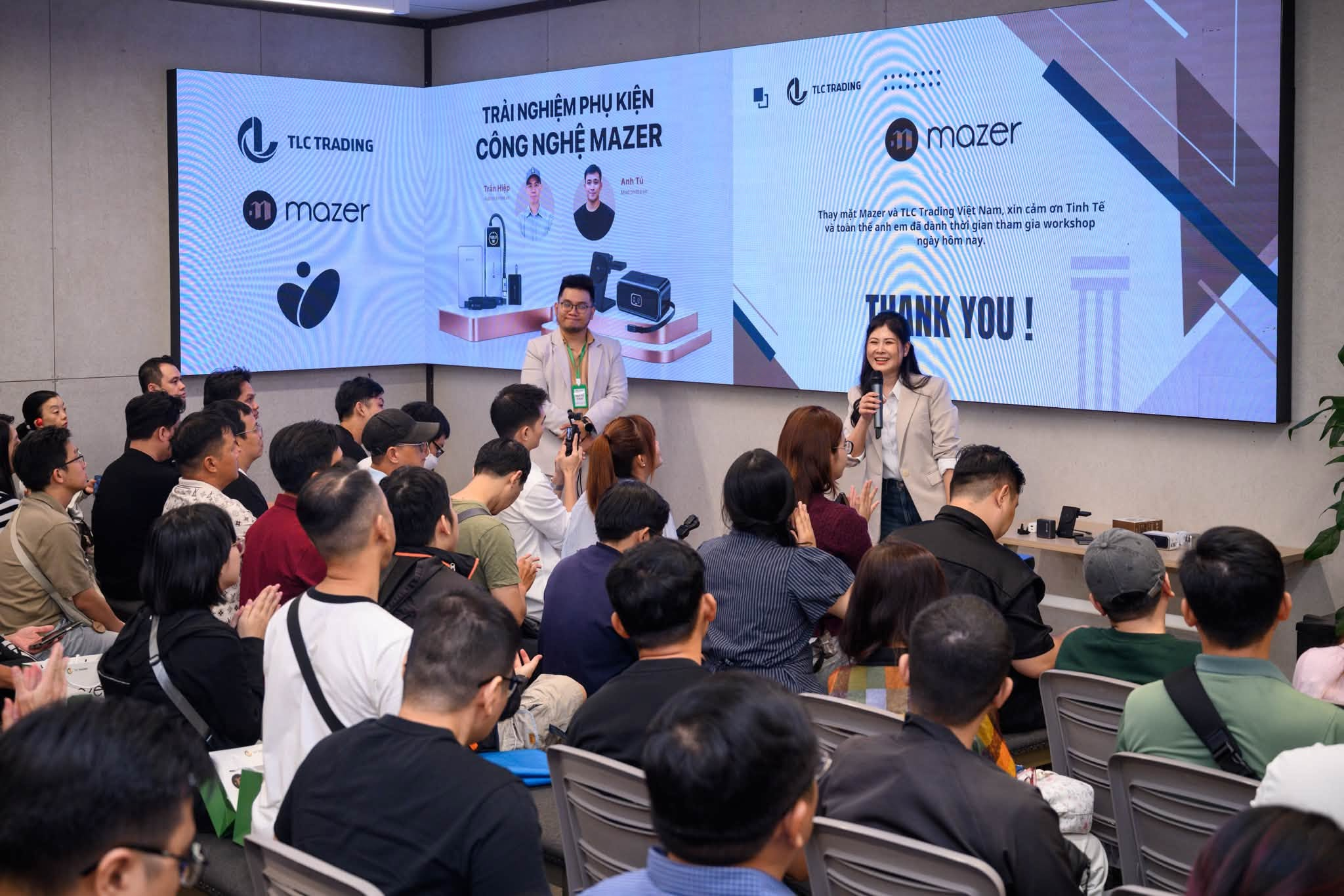 TLC Trading và Tinh tế hợp tác tổ chức workshop chuyên đề phụ kiện Mazer