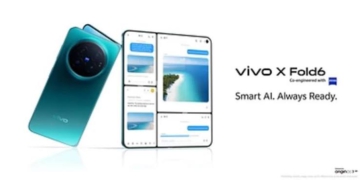 Kiến trúc bản lề mỏng 9,9mm và viên pin silicon-carbon 6.900mAh định hình smartphone gập vivo X Fold6 tại châu Âu