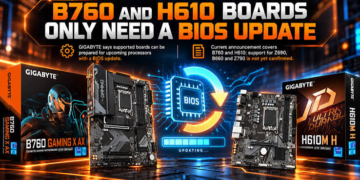 Kéo dài vòng đời socket LGA1700 GIGABYTE cập nhật vi mã BIOS mở đường cho dòng CPU Intel hỗ trợ DDR4