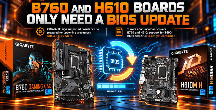 Kéo dài vòng đời socket LGA1700 GIGABYTE cập nhật vi mã BIOS mở đường cho dòng CPU Intel hỗ trợ DDR4