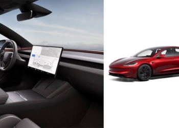 Màn hình 16 inch và công nghệ sạc ngược V2L 2.2kW gia tăng sức ép cạnh tranh cho bản nâng cấp Tesla Model 3